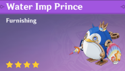 How to Get Water Imp Prince Event Furnishing